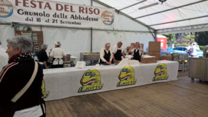 Stand gastronomico Grranfondo Liotto città di Vicenza
